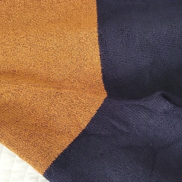 Autumn and winter men's knitted sweater, casual color matching pullovers Sz XXL - Picture 6 of 6